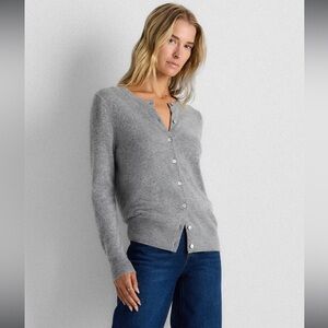 Quince Mongolian Cashmere Cardigan Sweater